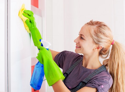 Carpet cleaning team using sustainable waste sorting in Chelsea