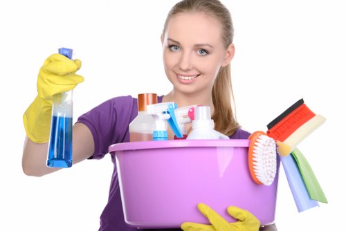 Detailed cleaning of cupboards and surfaces in a Chelsea property